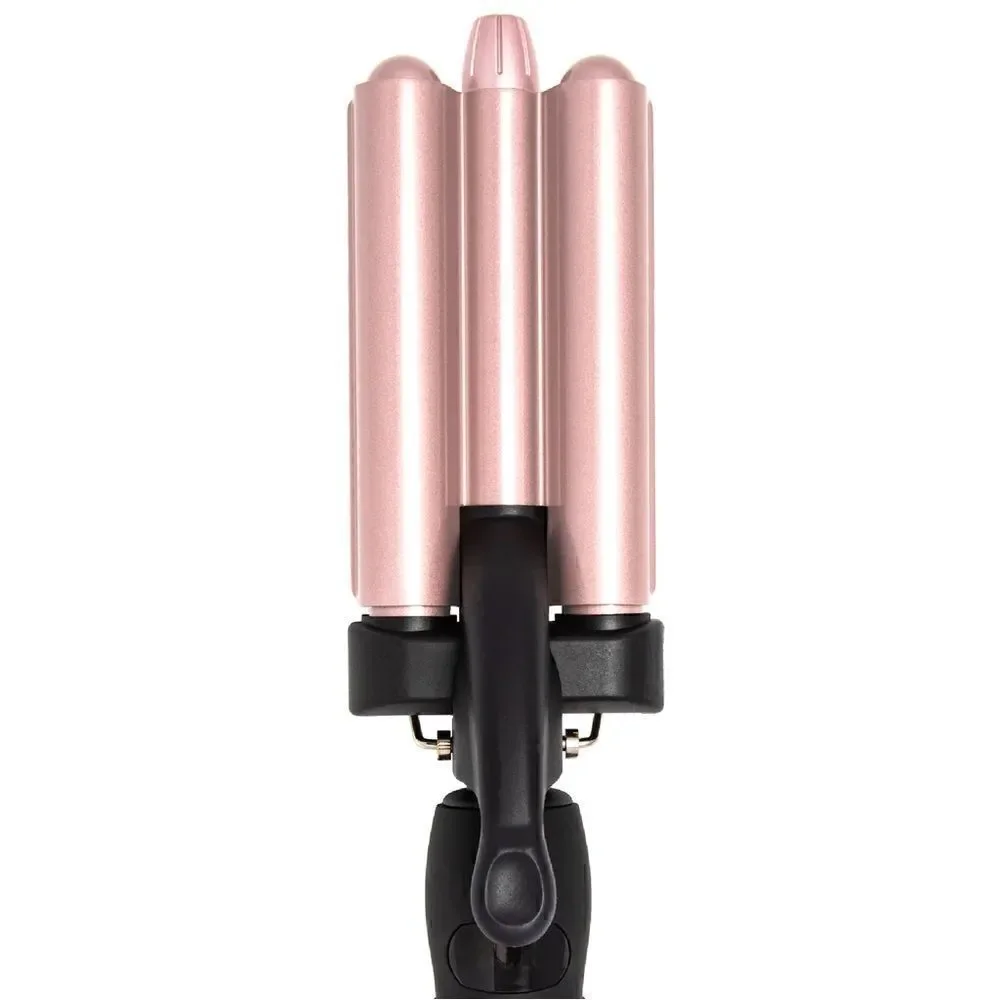 THE BEACHWAVER CO 3B WAVER MIDNIGHT ROSE triple barrel brand new in box